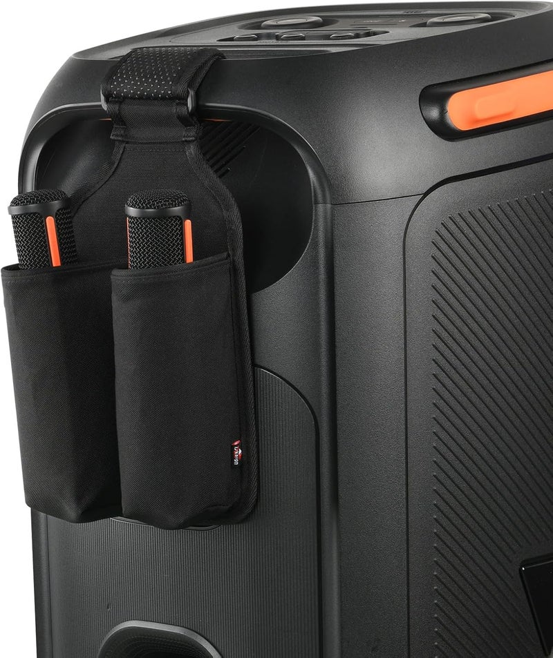 TXesign حامل ميكروفون لجهاز JBL PartyBox Stage 320، حامل تخزين لتعليق الميكروفونات اللاسلكية القياسية لملحقات ميكروفون JBL PartyBox اللاسلكي - Image 2